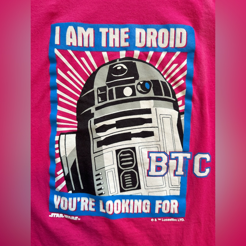 Champion Notre Dame Star Wars I’m The Droid You’re Looking For Shirt Vintage M - Picture 5 of 6